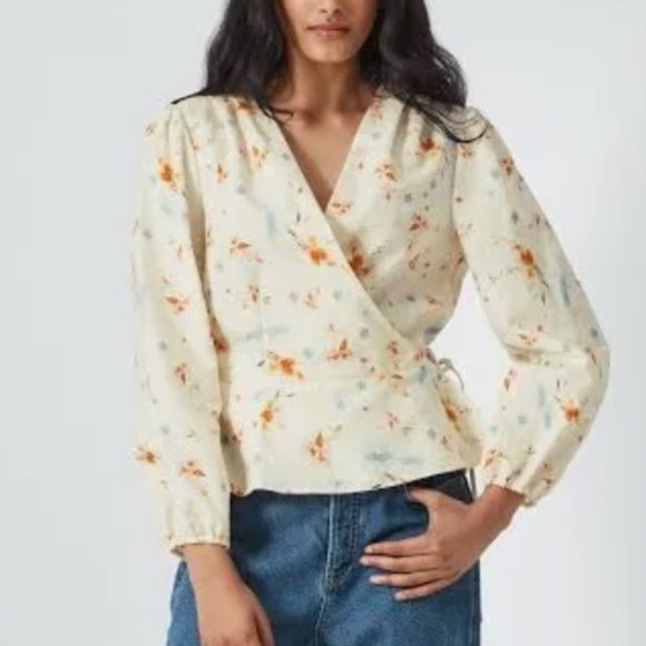 PAIGE Ninette Cream Muti Top - Picture 1 of 15